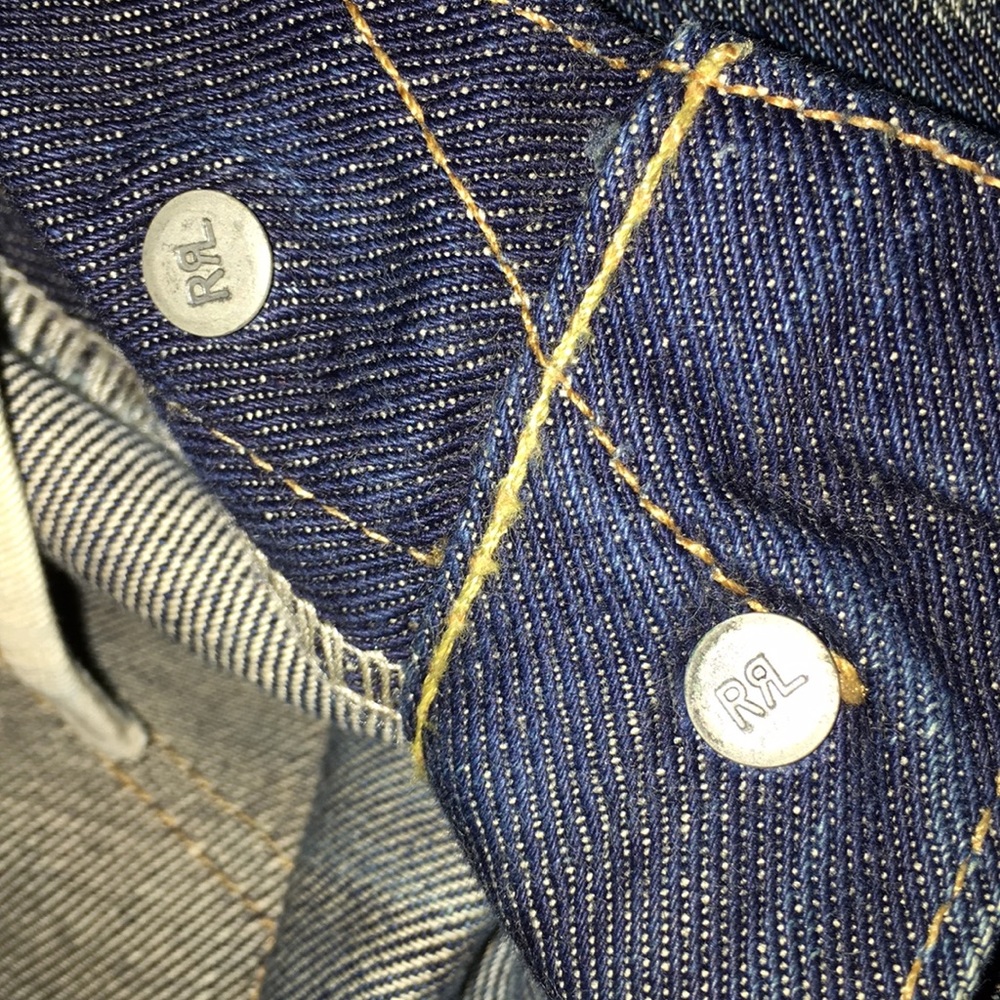 Vintage Double RRL Ralph Lauren Raw Denim - Picture 8 of 8